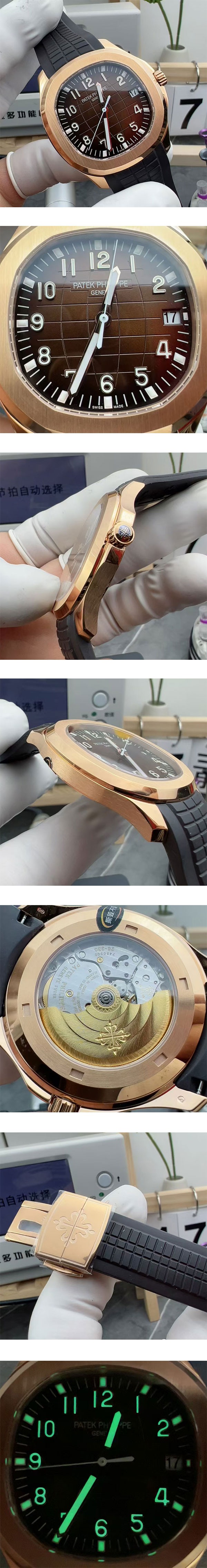 【3K工場】パテック・フィリップ 5167R-001 アクアノートコピー時計 Cal.324SC自動巻